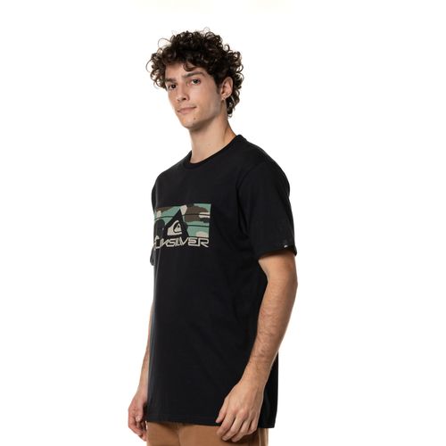 Camiseta Quiksilver M/C Bayabas Jungle Preto