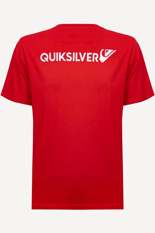 Camiseta Quiksilver M/C Emb Square Vermelho