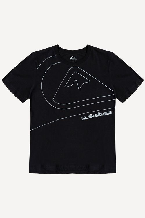 Camiseta Quiksilver M/C Big New Tour Tn Preto