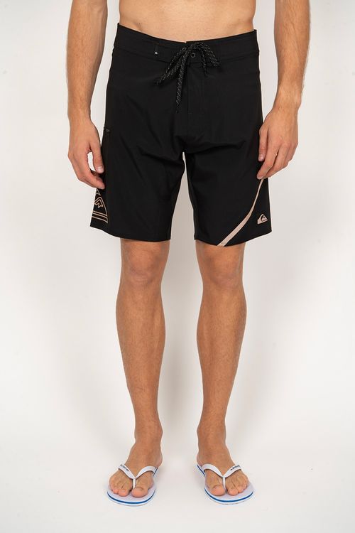 Boardshort Quiksilver New Wave Reflective 20 Preto