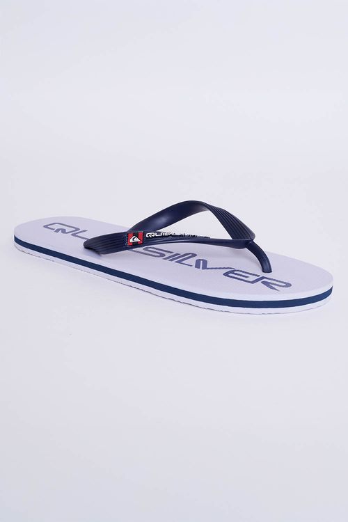 Chinelo Quiksilver Molokai New Omni Branco/Marinho