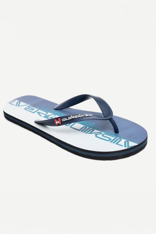 Chinelo Quiksilver Molokai Wordblock Marinho