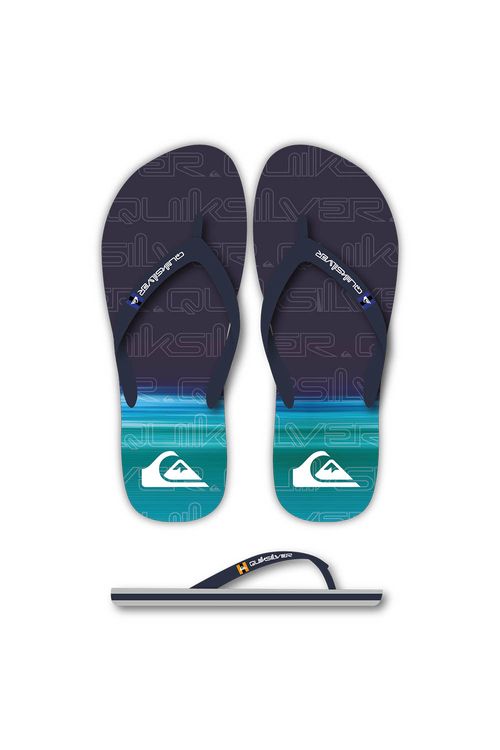 Chinelo Quiksilver Molokai Hown Down Marinho