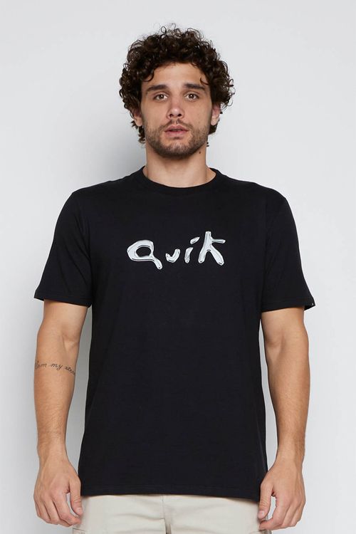 Camiseta Quiksilver M/C Quik Liquid Preto