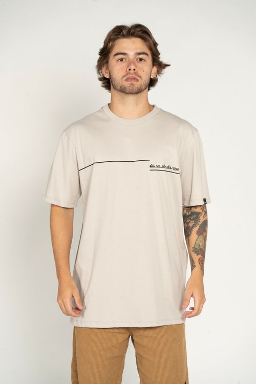 Camiseta Quiksilver M/C New Lines Areia