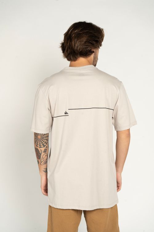 Camiseta Quiksilver M/C New Lines Areia