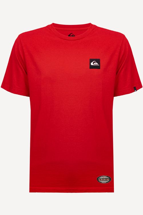 Camiseta Quiksilver M/C Emb Square Vermelho