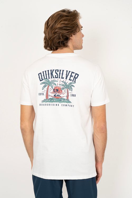 Camiseta Quiksilver M/C Paradise Snow White