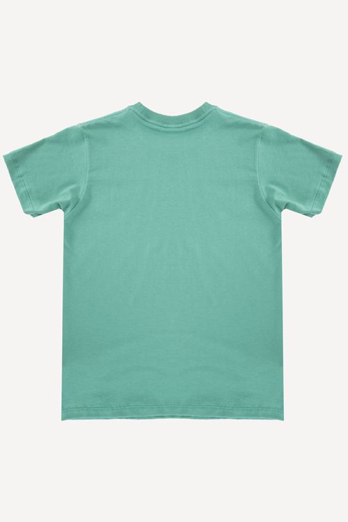 Camiseta Quiksilver M/C Comp Logo Kd Verde