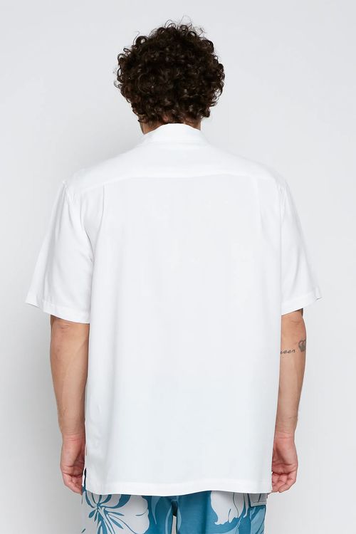 Camisa Quiksilver M/C Tahiti Palms 4 Quiksilver White