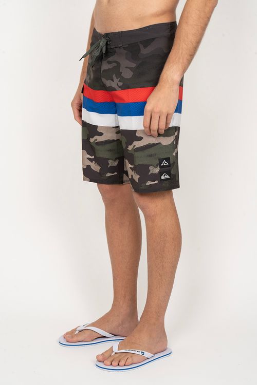 Boardshort Quiksilver Surfsilk Hawaii Stripe 20 Thyme