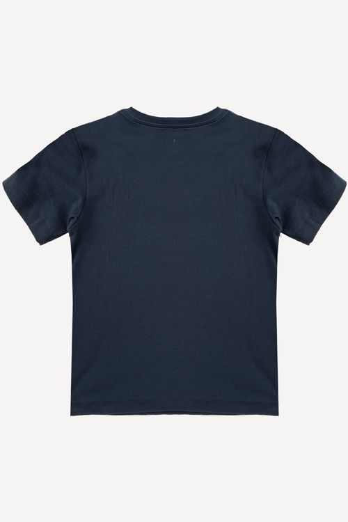 Camiseta Quiksilver M/C Comp Check Kd Marinho