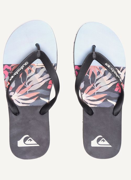 Chinelo Quiksilver Charcoal Brush Preto 37/