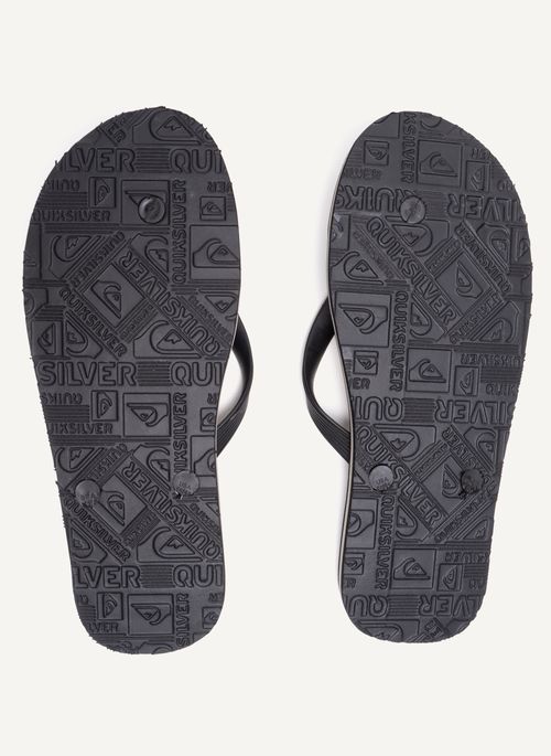 Chinelo Quiksilver Charcoal Brush Preto 37/