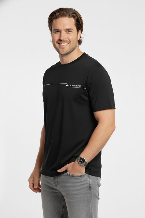 Camiseta Quiksilver M/C New Lines Ps Preto