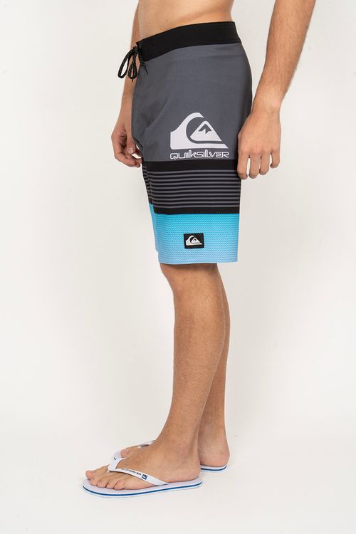 Boardshort Quiksilver Everyday Panel Stripe 21 Preto