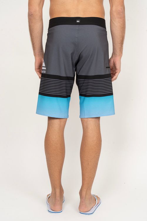 Boardshort Quiksilver Everyday Panel Stripe 21 Preto
