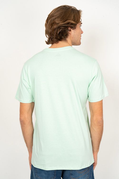 Camiseta Quiksilver M/C New Comp Logo Verde Claro