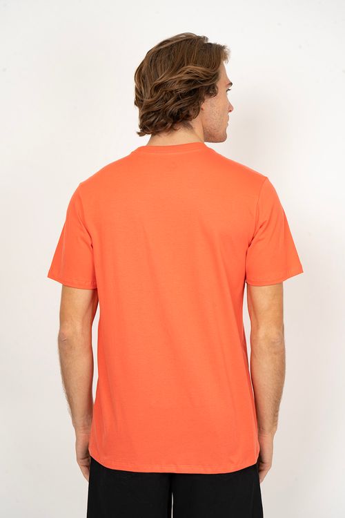 Camiseta Quiksilver M/C New Comp Logo Vermelho Claro