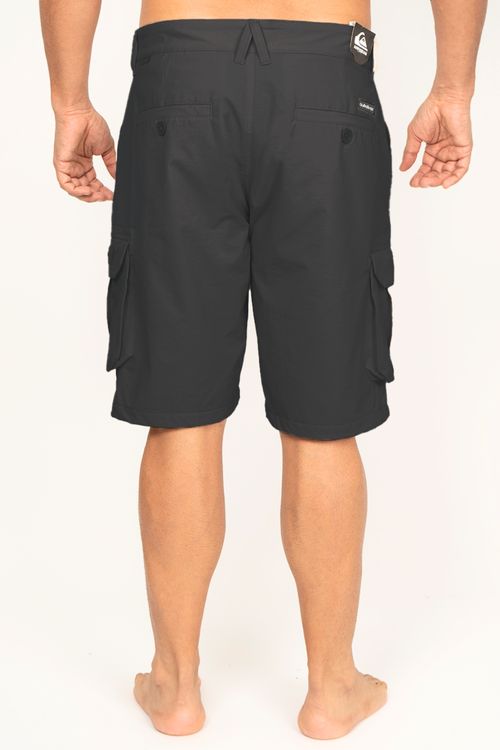 Bermuda Quiksilver Union Cargo Cinza Escuro