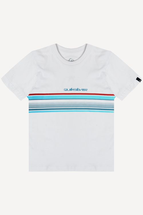 Camiseta Quiksilver M/C Banner Kd Snow White