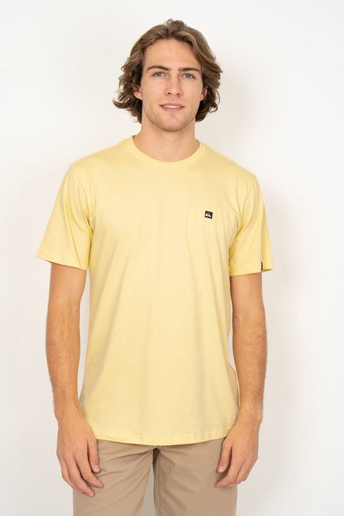 Camiseta Quiksilver M/C Transfer Square Amarelo