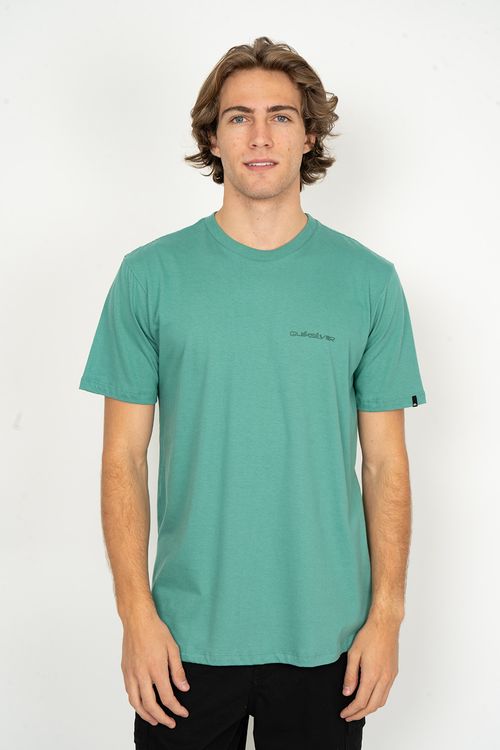 Camiseta Quiksilver M/C Salt Water Verde