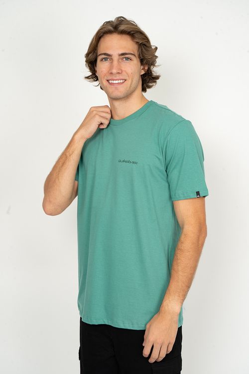 Camiseta Quiksilver M/C Salt Water Verde
