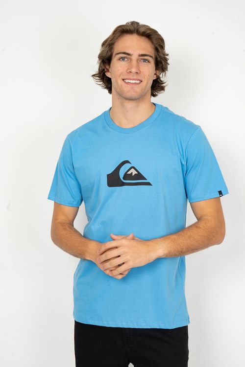 Camiseta Quiksilver M/C Comp Logo Azul
