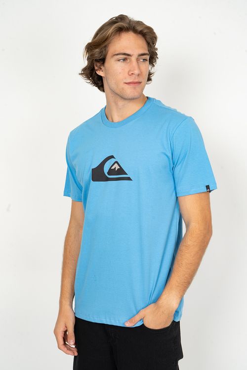 Camiseta Quiksilver M/C Comp Logo Azul