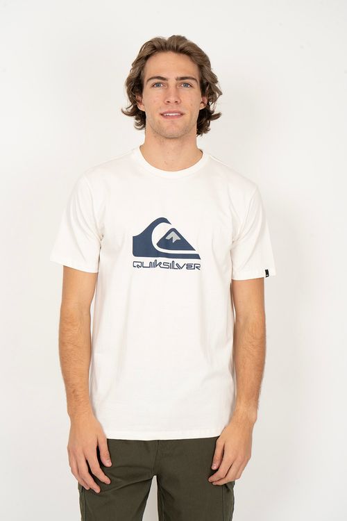 Camiseta Quiksilver M/C Full Logo Snow White