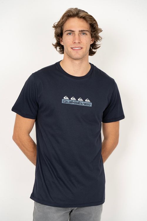 Camiseta Quiksilver M/C Comp Check Marinho