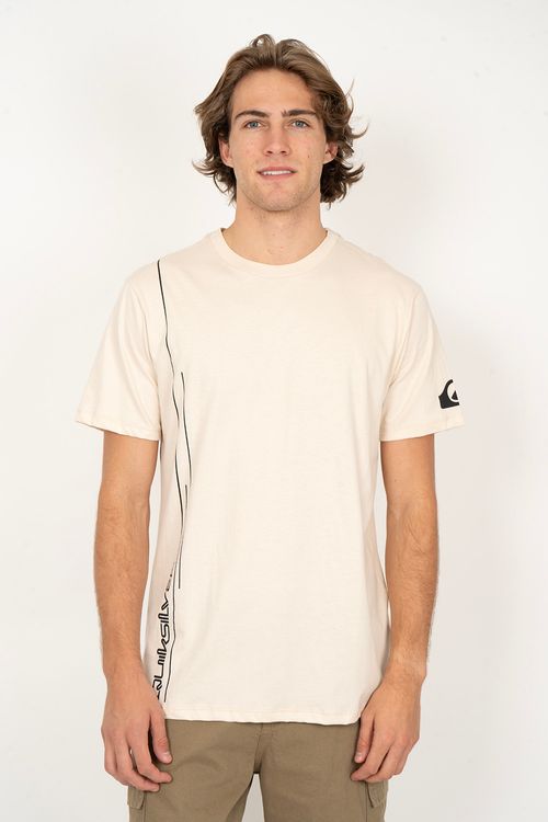 Camiseta Quiksilver M/C New Lines Areia