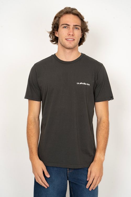 Camiseta Quiksilver M/C Sunset Cinza Escuro