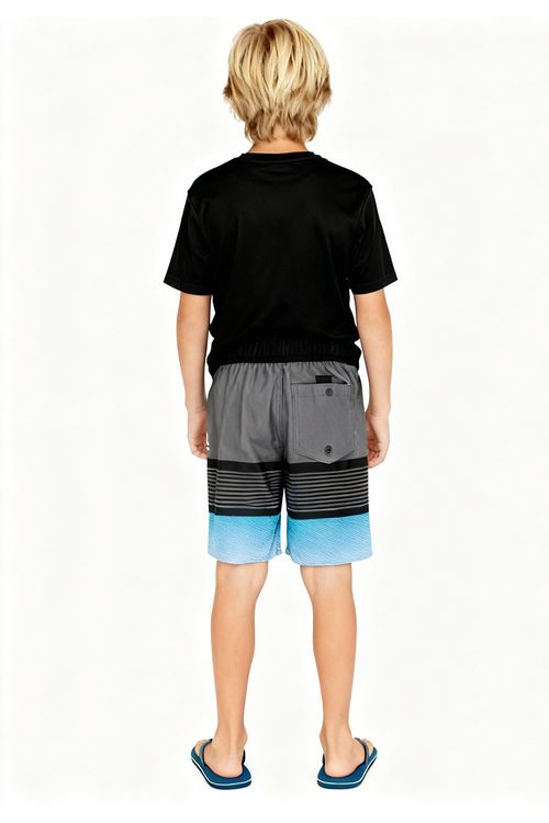 Boardshort Quiksilver Everyday Panel Stripe 21 Kd Preto