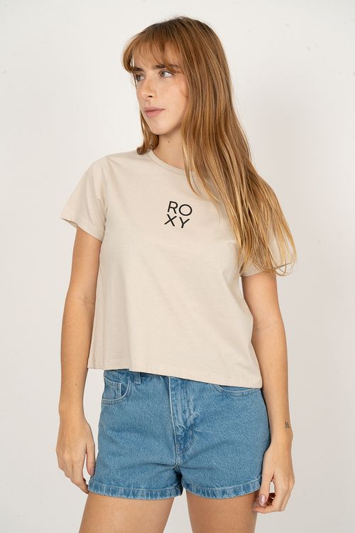 Blusa Roxy M/C Roxy Tee Areia