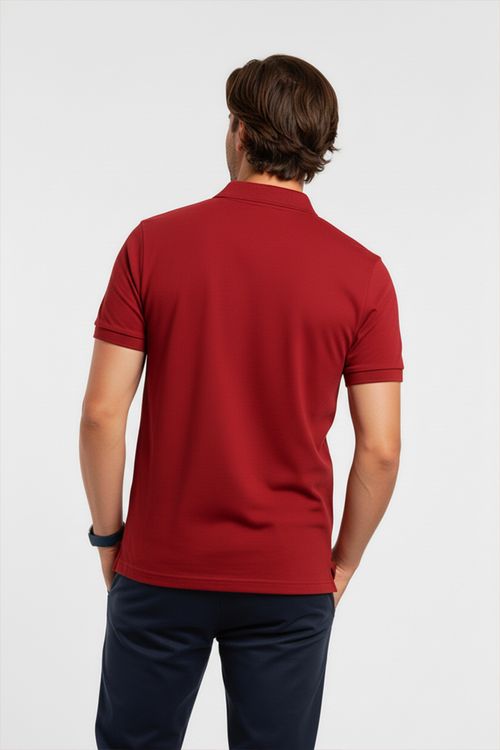 Polo Quiksilver M/C Embroidery Piquet Ps Vermelho