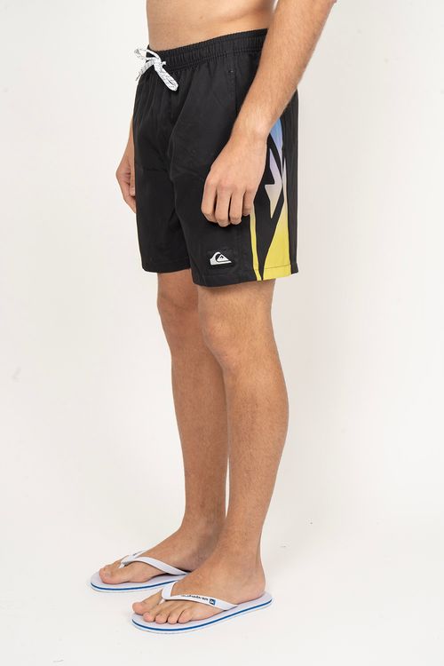 Boardshort Quiksilver Everyday Holmes 17 Tn Preto