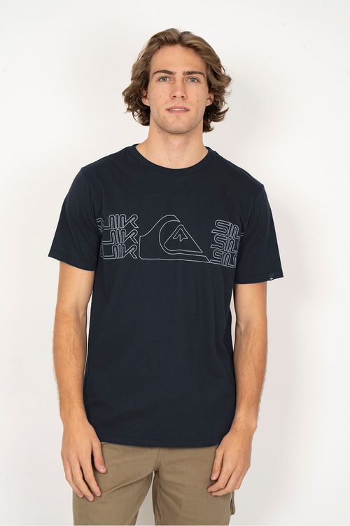 Camiseta Quiksilver M/C Big Block Marinho