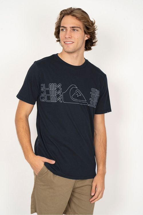 Camiseta Quiksilver M/C Big Block Marinho