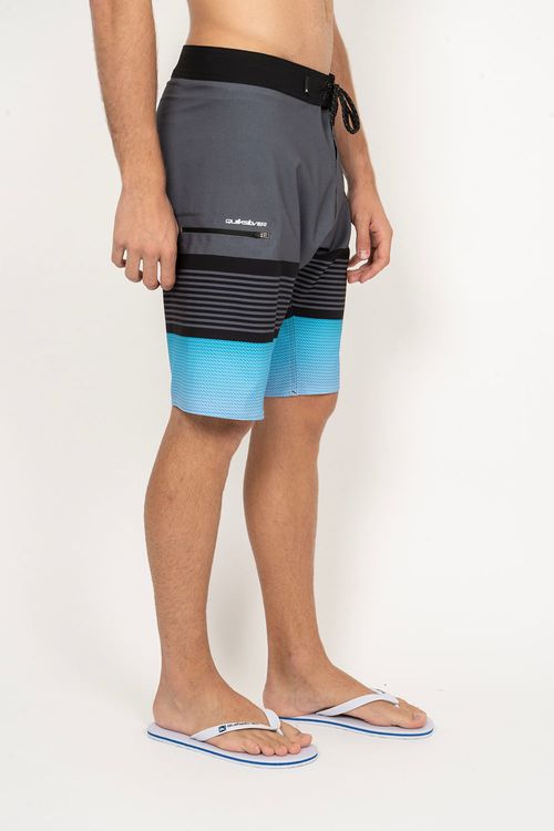 Boardshort Quiksilver Everyday Panel Stripe 21 Tn Preto
