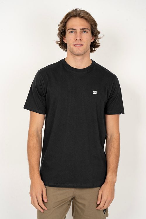 Camiseta Quiksilver M/C Transfer Square Preto