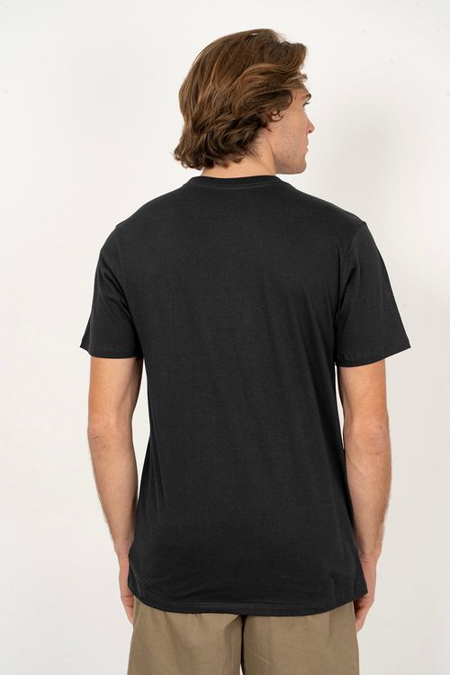 Camiseta Quiksilver M/C Transfer Square Preto