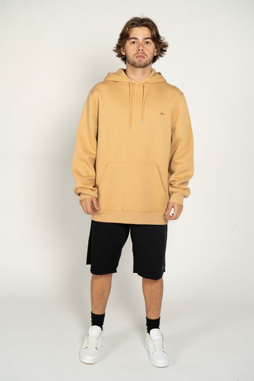 Moletom Quiksilver Fech Embroidery Caqui