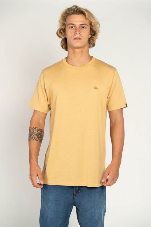 Camiseta Quiksilver M/C Embroidery Caqui