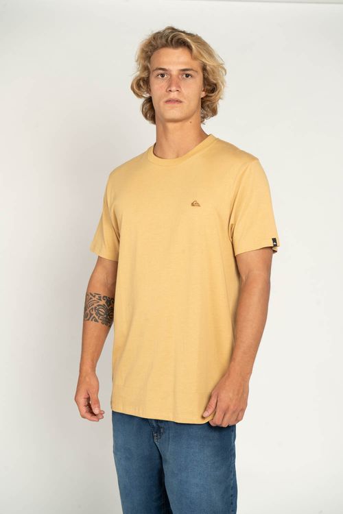 Camiseta Quiksilver M/C Embroidery Caqui