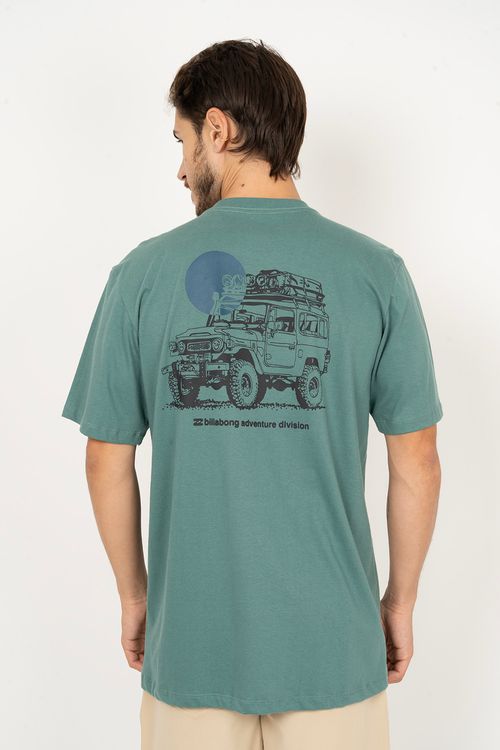 Camiseta Billabong M/C Making Tracks Verde