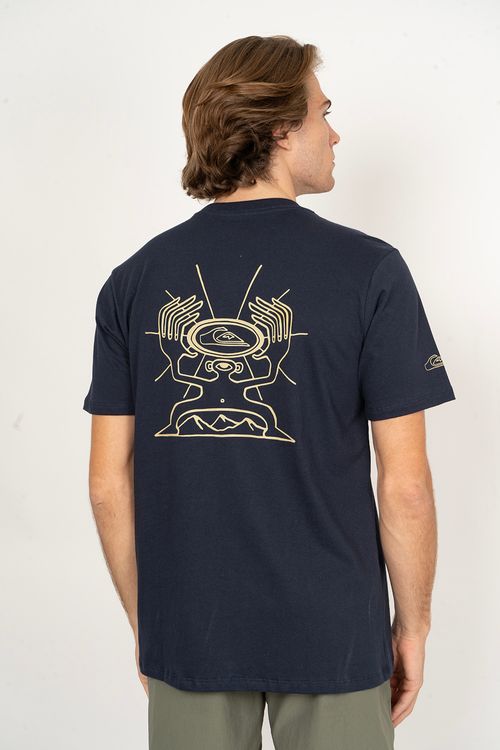 Camiseta Quiksilver M/C Quik Rituals Marinho