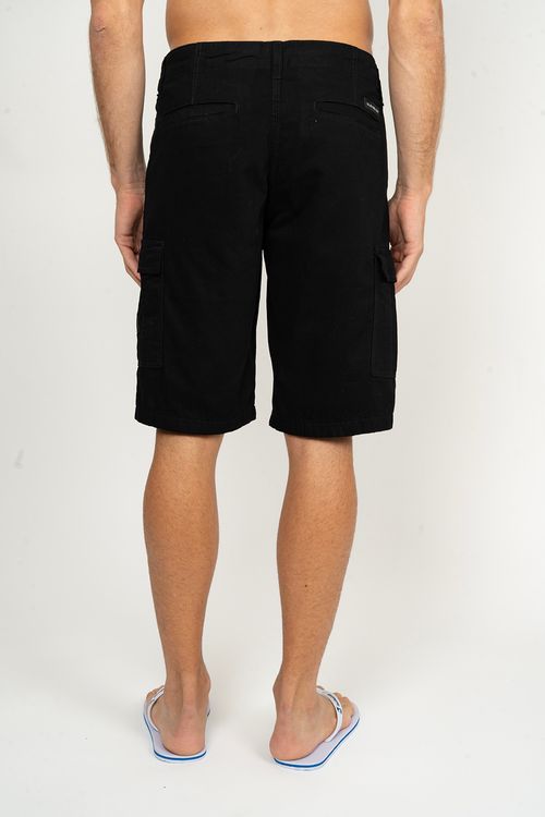 Bermuda Quiksilver Cargo Twill Preto