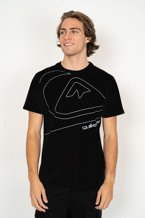 Camiseta Quiksilver M/C Big New Tour Preto